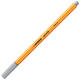 Fineliner STABILO point 88/95 fijn middelkoud grijs