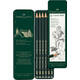 Potlood Faber-Castell 9000 6 hardheden in blik