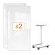 Whiteboard systeem Nobo Move & Meet 90x180cm