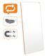Whiteboard Nobo Move & Meet 90x180cm oranje