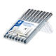 Fineliner Staedtler Pigment 308 zwart 8 stuks