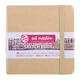 Schetsboek Talens Art Creation 80 witte vellen 140gr 120x120mm kraft