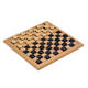 Damspel Longfield Games hout 30x30cm