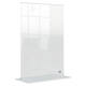 Infobord Nobo Premium Plus A4 acryl vrijstaand