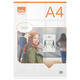 Infobord Nobo Premium Plus A4 acryl vrijstaand