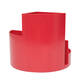Pennenkoker MAULroundbox Blauwe Engel recycled 6 vaks rood