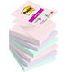 Memoblok Post-it Z-Notes R330 Super Sticky 76x76mm Soulful 6 stuks