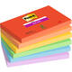 Memoblok Post-it 655 Super Sticky 76x127mm Playful 6 stuks