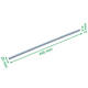 Mesgeleider voor rolsnijmachine Leitz Precision Office A4+ 2 stuks