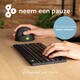Toetsenbord R-Go Ergonomisch Compact Break QWERTY zwart