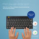 Toetsenbord R-Go Ergonomisch Compact Break QWERTY zwart