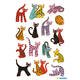 Etiket HERMA 3337 abstracte katten