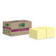 Memoblok Post-it 622 RSS12CY 47,6x47,6mm canary yellow 12 stuks