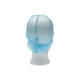 Haarnet CMT clip non-woven L 53cm met detectie strip PP blauw 100 stuks