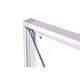 Binnenvitrine wand MAULextraslim whiteboard 6xA4 met slot
