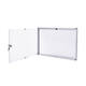 Binnenvitrine wand MAULextraslim whiteboard 2xA4 met slot