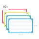 Flashcard Oxford 2.0 75x125mm 80 vel 250gr lijn assorti