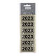 Rugetiket Elba 2023 57x25mm grijs