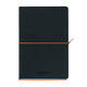 Notitieboek Aurora Tesoro A5 192blz lijn 80gr oranje