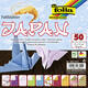 Vouwblaadjes Folia 80gr 15x15cm 50 vel 2-zijdig Japan 10 designs ass