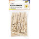 Wasknijper Folia 48 stuks drie formaten hout