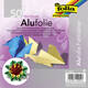Vouwblaadjes Folia 15x15cm 50 vel alufolie assorti kleuren
