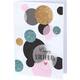 Glitterkarton Folia 174x245mm 6 vel basis assorti