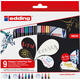Brushpen edding 1340 Happy Lettering assorti set à 9 stuks