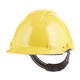 Veiligheidshelm 3M 53-62cm Uvicator en pinverstelling geel