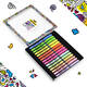 Markeerstift Bic grip Highlight your life assorti blik à 15 stuks