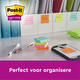 Memoblok Post-it 655 Super Sticky 76x127mm neon geel 12 stuks