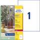 Etiket Avery L7784-25 210x297mm transparant 25 stuks