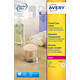 Etiket Avery L7782-25 63.5x38.1mm transparant 525 stuks