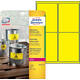 Etiket Avery L6127-20 99.1x139mm geel 80 stuks