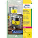 Etiket Avery L6105-20 63.5x29.6mm geel 540 stuks