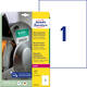 Etiket Avery L7917-10 210x297mm polyethyleen wit 10 stuks