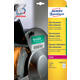 Etiket Avery L7912-10 63.5x33.9mm polyethyleen wit 240 stuks