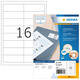 Etiket HERMA 10780 97x33.8mm wit 1280 stuks