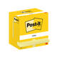 Memoblok Post-it 655 76x127mm geel 12 stuks