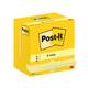 Memoblok Post-it Z-Note R350 76x127mm geel 12 stuks