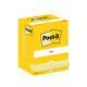 Memoblok Post-it 657 76x102mm geel 12 stuks