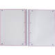 Notitieboek Oxford Touch Europeanbook A4+ 4-gaats lijn 160 pagina's pastel paars