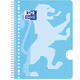 Collegeblok Oxford School A4+ lijn 23-gaats 160 pagina's 80gr pastel assorti 3 stuks