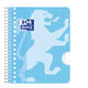Collegeblok Oxford School A5+ lijn 17-gaats 160 pagina's 80gr pastel assorti 3 stuks