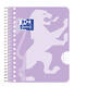 Collegeblok Oxford School A5+ lijn 17-gaats 160 pagina's 80gr pastel assorti 3 stuks