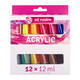 Acrylverf Talens Art Creation assorti 12 tubes à 12ml