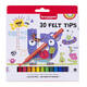 Viltstift Bruynzeel Kids assorti 30 stuks