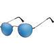 Zonnebril Montana met Revo blauw rond glas met staalkleurig