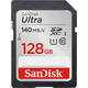 Geheugenkaart Sandisk SDXC Ultra 128GB (140mb/s C10 UHS-I)