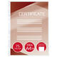 Lamineerhoes GBC A4 2x75micron geperforeerd 100 stuks